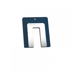 Plexi Acrylic and Wooden Pendant Geometric 39x49mm