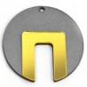 Metallic Grey/Mirror Gold