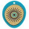 Dark Turquoise/Gold/Multi