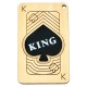 Pendente in Legno Carta e Plexi Acrilico Cuore "KING" 43x70