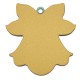 Wooden with Plexi Acrylic Pendant Flower 45mm
