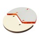 Wooden & Plexi Acrylic Pendant Round 40mm (4pcs/Set)