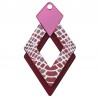 Magenta/ Blanc/ Violet/ Fuchsia miroir