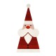 Adorno Decorativo de Papá Noel de Madera con Acrílico Plexi 60 x 120 mm