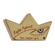 Bateau Décoratif en bois et Plexiglas « Καλή Χρονιά » 160 x 84 mm