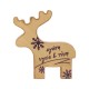 Decoración de Madera y Plexiglás «Reindeer» 100 x 110 mm
