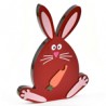 Rouge transparent/Multicolore