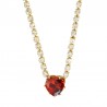 Placcato oro 24 carati/rosso