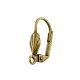 Orecchino a Clip in Metallo Ottone 17x10mm