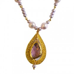 Pendentif en Laiton Creux 23 x 36 mm