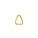 Steel Pinch Bail Triangle 12.3x10mm/1.4mm