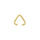 Steel Pinch Bail Triangle 12.3x10mm/1.4mm