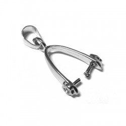 Portacolgante de Metal Latón 8x23mm