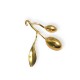 Branche D'Olivier en Laiton Coulé 40 x 30 mm