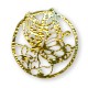 Papillon rond en Laiton Coulé 48 mm
