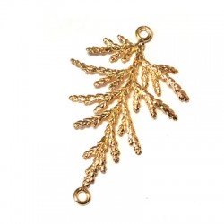 Connettore in Metallo Ottone Ramo d'Albero 28x36mm
