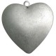 Colgante de Metal Zamak Corazón Grande 49x51mm