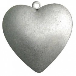 Ciondolo in Zama Cuore Grande 49x51mm