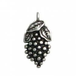 Colgante de Metal Zamak Racimo de Uva 14x28mm