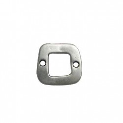 Intercalaire carré en Métal/Zamak, 18x19mm
