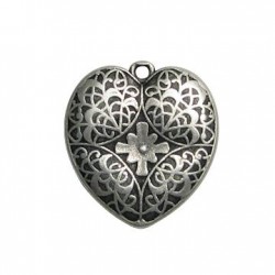 Ciondolo in Zama Cuore 31x34mm