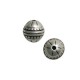 Zamak Bead Bali Style Round 12mm Ø1.8mm