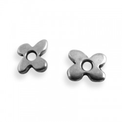 Passante in Zama Fiore 12x13mm (Ø2.5mm)
