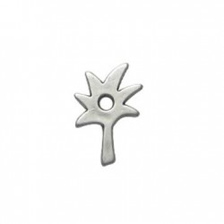 Colgante de Metal Zamak Palmera 14x21mm