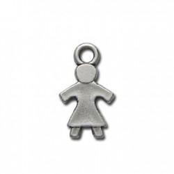 Ciondolo in Zama Bambina 10x20mm
