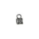 Portacolgante de Metal Zamak Tubo 12x7mm (Ø 4.3mm)