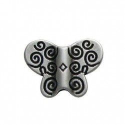 Pasador de Metal Zamak Mariposa 28x20mm (Ø4mm)