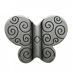 Pasador de Metal Zamak Mariposa 54x40mm (Ø3.8mm)