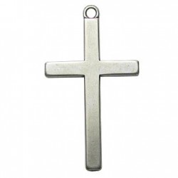 Colgante de Metal Zamak Cruz 45x26mm