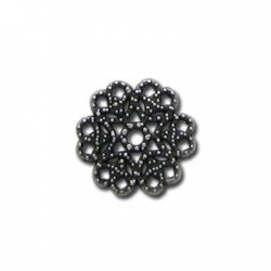 Zamak Charm Flower 14mm