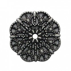Colgante de Metal Zamak Flor 22mm