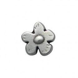 Μεταλλική Ζάμακ Χυτή Χάντρα Λουλούδι 12mm Ø2.3mm
