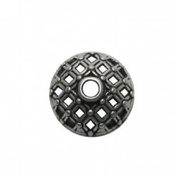 Zamak Bead Cap 15mm Ø2.5mm