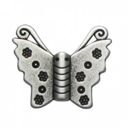 Pasador de Metal Zamak Mariposa 30x25mm (Ø2.2mm)