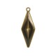 Zamak Pendant Paper Boat 3D 17x49mm