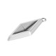 Ciondolo in Zama Barchetta di Carta 3D 17x49mm