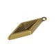 Ciondolo in Zama Barchetta di Carta 3D 17x49mm