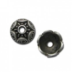 Zamak Bead Cap 15mm Ø3mm