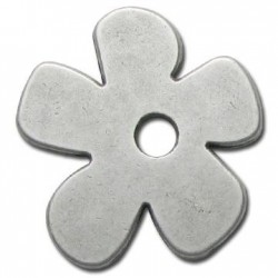 Zamak Pendant Flower 35mm Ø5mm
