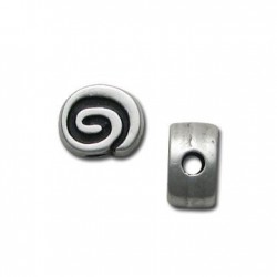 Passante in Zama Spirale 14x11x8mm (Ø 3.7mm)