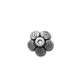 Zamak Bead Cap Flower 11mm Ø1.4mm