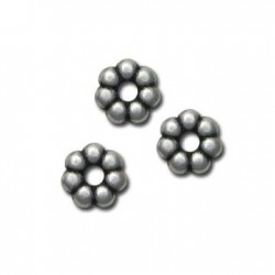 Μεταλλική Ζάμακ Χυτή Χάντρα Ροδέλα 8mm Ø2.5mm