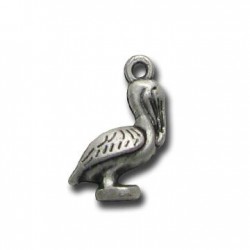 Zamak Charm Pelican 10x18mm