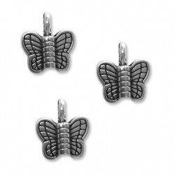 Zamak Charm Butterfly 11x12mm