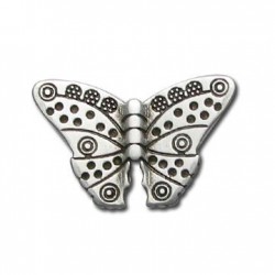 Colgante de Metal Zamak Mariposa 28x18mm