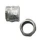 Zamak Slider Irregular Tube 25x22mm Ø18mm